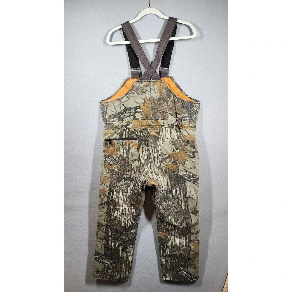 Walls Blizzard‎ Pruf Overalls Mens Large Realtree Camo Insulated Vintage Hunting